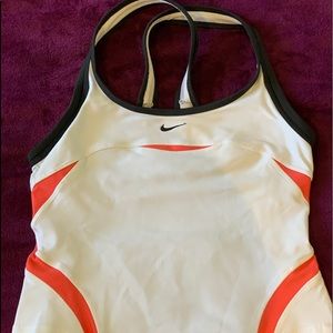White Nike tank top size small